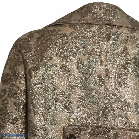 D&G Dolce and Gabbana gold leaf jacket - Picture 8 of 13